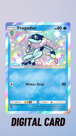 Frogadier Shiny Extradimensional Crisis Pokemon TCG Pocket 1 Star⭐ (English) - Image 1
