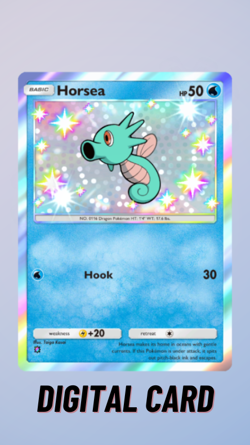 Horsea Shiny Fantastical Parade Pokemon TCG Pocket 1 Star ⭐ (English) - Image 1