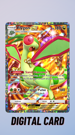 Flygon EX Pulsing Aura Pokemon TCG Pocket 2 Star ⭐⭐ (English) - Image 1