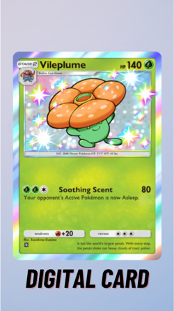 Vileplume Shiny Crimson Blaze Pokemon TCG Pocket 1 Star ⭐ (English) - Image 1