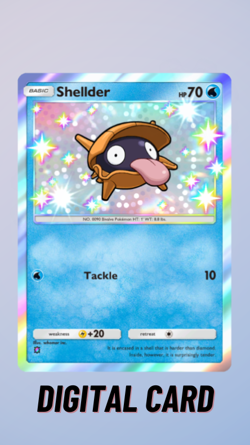 Shellder Shiny Crimson Blaze Pokemon TCG Pocket 1 Star ⭐ (English) - Image 1