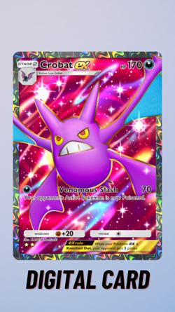 Crobat EX Wisdom Of Sea And Sky Pokemon TCG Pocket 2 Star ⭐⭐ (English) - Image 1