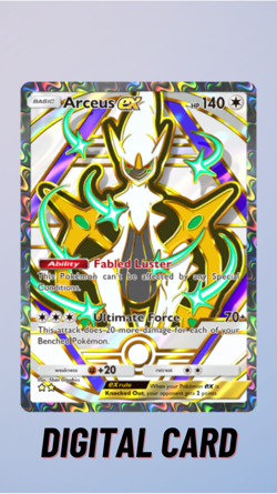 Arceus EX Full Art Deluxe Pack ex Pokemon TCG Pocket 2 Star ⭐⭐ (English) - Image 1