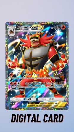 Incineroar EX Celestial Guardians Pokemon TCG Pocket 2 Star ⭐⭐ (English) - Image 1