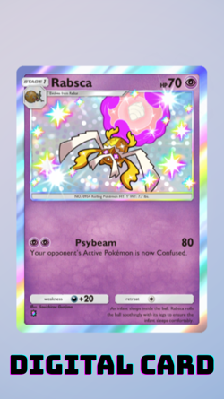Rabsca Shiny Paradox Drive Pokemon TCG Pocket 1 Star ⭐ (English) - Image 1