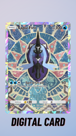 Tapu Fini Full Art Celestial Guardians Pokemon TCG Pocket 1 Star ⭐ (English) - Image 1