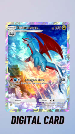 Salamence Full Art Fantastical Parade Pokemon TCG Pocket 1 Star ⭐ (English) - Image 1
