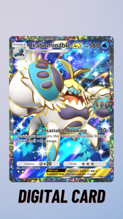 Crabominable EX Celestial Guardians Pokemon TCG Pocket 2 Star ⭐⭐ (English) - Image 1