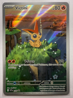 Victini SVP 208 Illustration Rare Black Star Promo Black & White Pokemon TCG - Image 1