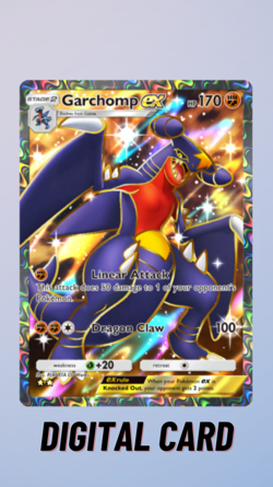 Garchomp EX Triumphant Light Pokemon TCG Pocket 2 Star ⭐⭐ (English) - Image 1