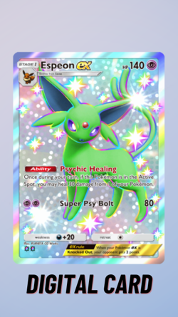 Espeon EX Shiny Fantastical Parade Pokemon TCG Pocket 2 Star ⭐⭐ (English) - Image 1