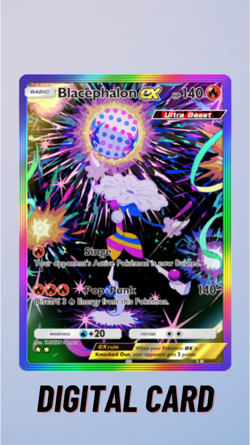 Blacephalon EX Rainbow Fantastical Parade Pokemon TCG Pocket 2 Star ⭐⭐ (English) - Image 1