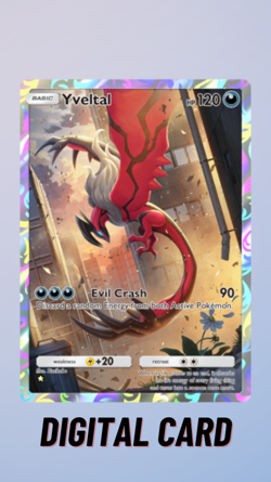 Yveltal Full Art Fantastical Parade Pokemon TCG Pocket 1 Star ⭐ (English) - Image 1