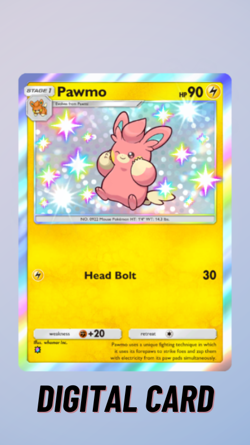Pawmo Shiny Paldean Wonders Pokemon TCG Pocket 1 Star ⭐ (English) - Image 1
