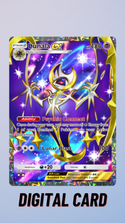 Lunala EX Celestial Guardians Pokemon TCG Pocket 2 Star ⭐⭐ (English) - Image 1