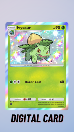 Ivysaur Shiny Celestial Guardians Pokemon TCG Pocket 1 Star ⭐ (English) - Image 1