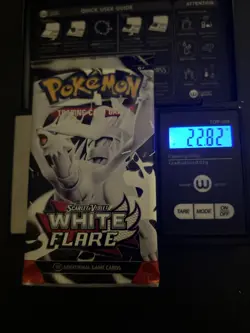Very Heavy! 22.82g Pokemon TCG SV10.5 White Flare Booster Pack Sealed! - Image 1