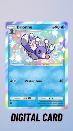 Pokemon TCG Pocket Brionne Shiny Mega Rising Trade 1 Star ⭐ (English) - Image 1