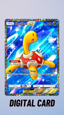 Shuckle EX Wisdom Of Sea And Sky Pokemon TCG Pocket Trade 2 Star ⭐⭐ (English) - Image 1
