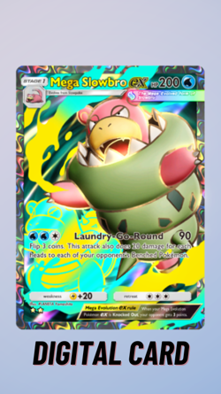 Mega Slowbro EX Full Art Mega Shine Pokemon TCG Pocket 2 Star ⭐⭐ (English) - Image 1