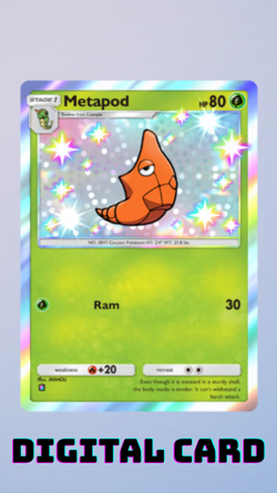 Metapod Shiny Everyday Wonders Pokemon TCG Pocket 1 Star ⭐ (English) - Image 1