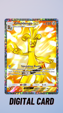 Gholdengo EX Full Art Paldean Wonders Pokemon TCG Pocket 2 Star ⭐⭐ (English) - Image 1