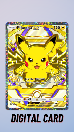 Pikachu EX Full Art Deluxe Pack ex Pokemon TCG Pocket 2 Star ⭐⭐ (English) - Image 1