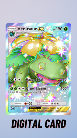 Venusaur EX Shiny Celestial Guardians Pokemon TCG Pocket 2 Star ⭐⭐ (English) - Image 1
