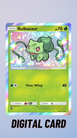 Bulbasaur Shiny Celestial Guardians Pokemon TCG Pocket 1 Star ⭐ (English) - Image 1