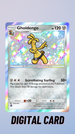 Gholdengo Shiny Paldean Wonders Pokemon TCG Pocket 1 Star ⭐ (English) - Image 1