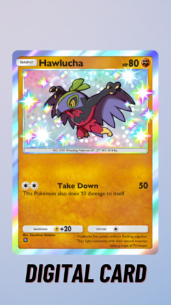 Hawlucha Shiny Mega Shine Pokemon TCG Pocket 1 Star ⭐ (English) - Image 1