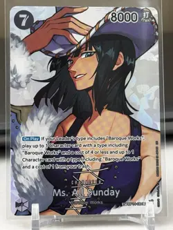 Ms. All Sunday SP One Piece The Time of Battle OP14-084 Special Rare - Image 1