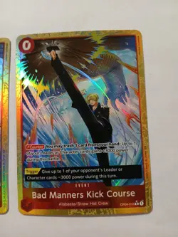 One Piece Bad Manners Kick Course alt art set of 2 - Image 4