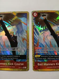 One Piece Bad Manners Kick Course alt art set of 2 - Image 5