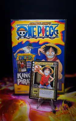 2006 One Piece The Quest Begins Luffy Captain With A Straw Hat Promo PR016 - Image 1