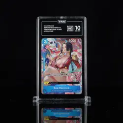 Bandai One Piece Boa Hancock Premium Booster Alternate Art TAG 10 ST03-013 - Image 1