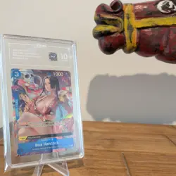 Bandai One Piece Boa Hancock Premium Booster Alternate Art TAG 10 ST03-013 - Image 3