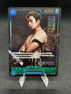 Roronoa Zoro P-056 Premium Collection Live Action Edition Promo One Piece Card - Image 1