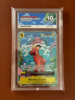 Monkey.D.Luffy OP07-109 TR Two Legends 2024 One Piece - ACE 10 Perfect Subgrades - Image 4