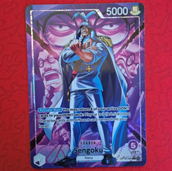 Bandai One Piece Card Game Sengoku OP06-001 Leader Alt Art Foil EN 5000 - Image 1