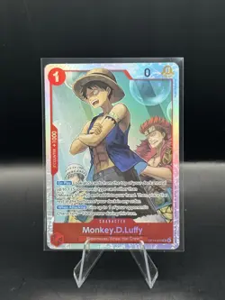 One Piece Card Game🏴‍☠COLOR: RED OP14-013 MONKEY.D.LUFFY SR FOIL NM TCG ENG - Image 1