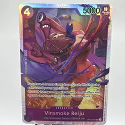 One Piece Card Game🏴‍☠COLOR: PURPLE OP12-063 VINSMOKE REIJU SR FOIL NM TCG ENG - Image 2