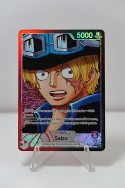 One Piece Sabo OP13-004 Leader Alternate Art Carrying On His Will - Image 1