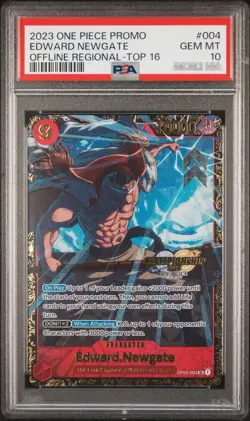 EDWARD NEWGATE ONE PIECE CARD CHAMPIONSHIP 2024 TCG PROMO PSA 10 ENGLISH - Image 1
