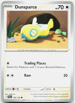 Dunsparce 120/159 Near Mint Journey Together Common Pokemon - Image 1