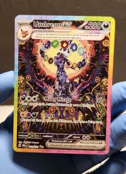 Pokemon Umbreon ex 161/131 SIR Prismatic Evolutions Holo Near Mint English - Image 1