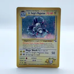 Pokemon TCG Karte - Lt. Surges Magneton Holo - 8/132 - Gym Heroes Englisch - Image 1