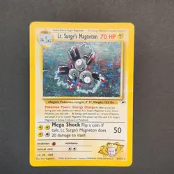 Pokemon TCG Karte - Lt. Surges Magneton Holo - 8/132 - Gym Heroes Englisch - Image 3