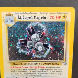 Pokemon TCG Karte - Lt. Surges Magneton Holo - 8/132 - Gym Heroes Englisch - Image 4