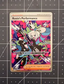 Roxie's Performance - 121/086 - Chaos Rising Special Illustration Rare Holo NM - Image 1